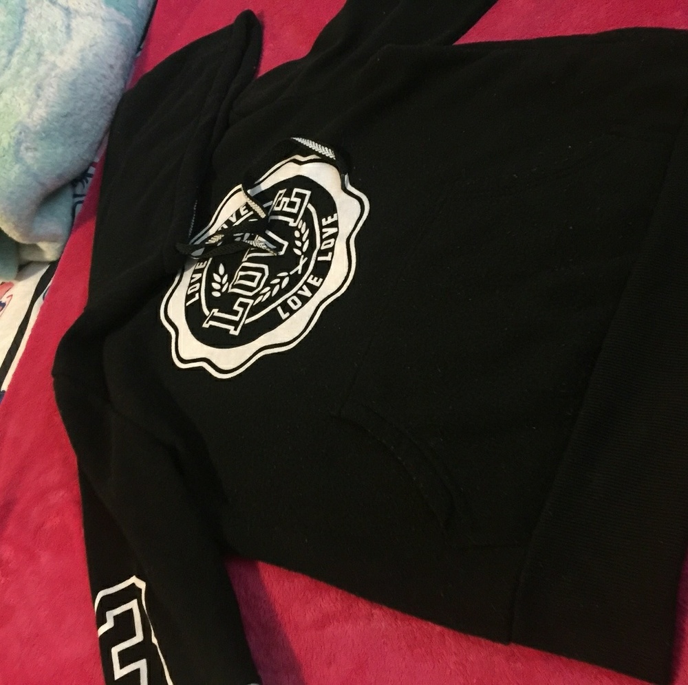 Black hoodie